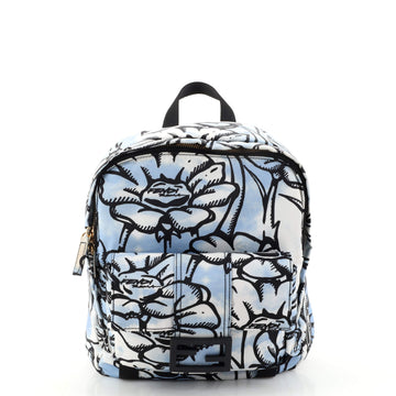 Fendi Baguette Backpack Printed Nylon