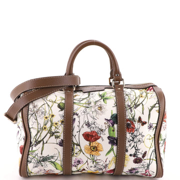 Gucci Convertible Joy Boston Bag Flora Canvas Medium