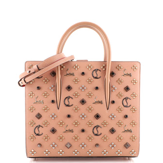 Christian Louboutin Paloma Tote Embellished Leather Medium