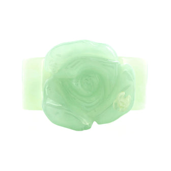 Chanel CC Camellia Cuff Bracelet Resin