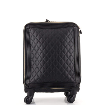 Chanel Coco Case Rolling Trolley Quilted Calfskin