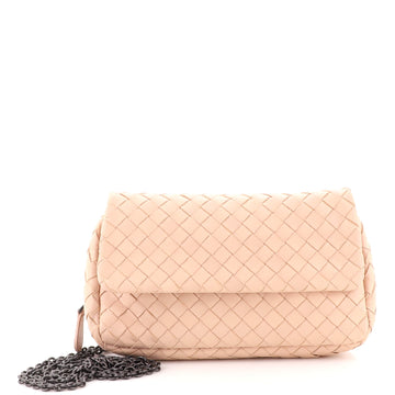 Bottega Veneta Expandable Chain Crossbody Bag Intrecciato Nappa Small