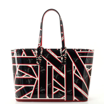 Christian Louboutin Cabata East West Tote Printed Patent Small