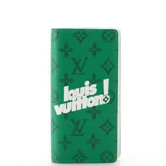 Louis Vuitton Brazza Wallet Everyday Signature Printed Leather
