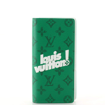Louis Vuitton Brazza Wallet Everyday Signature Printed Leather