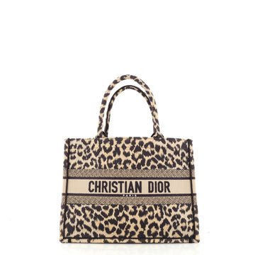 Christian Dior Book Tote Mizza Embroidered Canvas Medium
