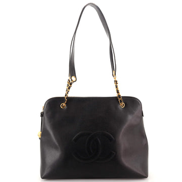 Chanel Vintage Timeless Zip Tote Caviar Large