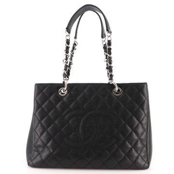 Chanel Grand Shopping Tote Quilted Caviar