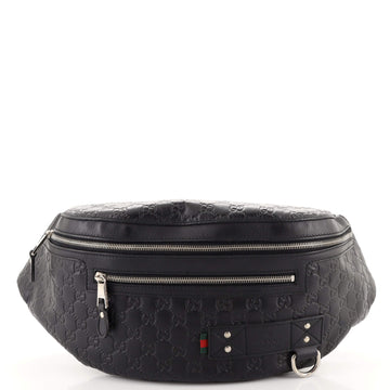 Gucci Waist Bag Guccissima Leather Large