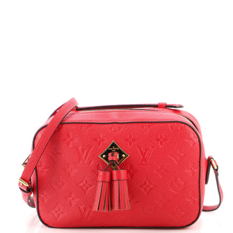 Louis Vuitton Saintonge Handbag Monogram Empreinte Leather