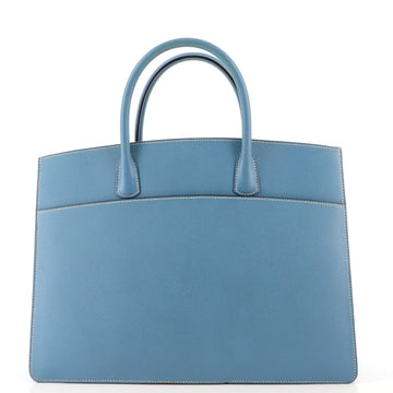 Hermes White Bus Bag Leather 39