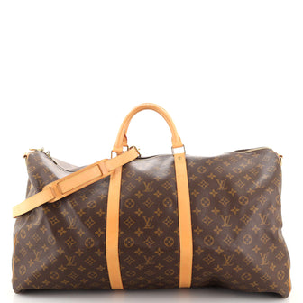 Louis Vuitton Keepall Bandouliere Bag Monogram Canvas 60