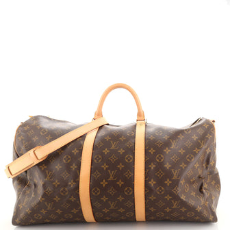 Louis Vuitton Keepall Bandouliere Bag Monogram Canvas 55