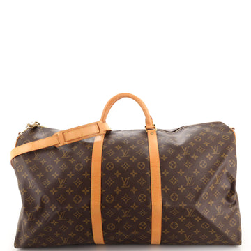 Louis Vuitton Keepall Bandouliere Bag Monogram Canvas 60