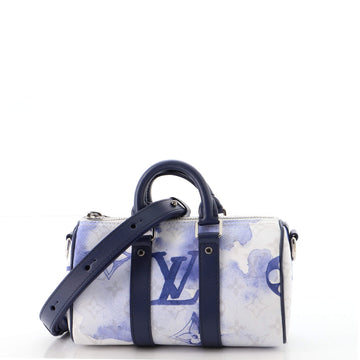 Louis Vuitton Keepall Bandouliere Bag Limited Edition Monogram Watercolor Canvas XS