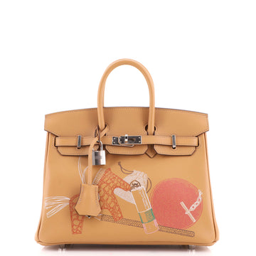 Hermes In and Out Birkin Bag Limited Edition Swift with Palladium Hardware 25