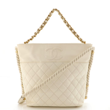 Chanel En Vogue Hobo Crumpled Calfskin