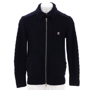 Louis Vuitton Men's Cable Knit Zipped Cardigan Wool