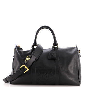 Chanel Vintage Timeless Boston Bag Caviar Medium