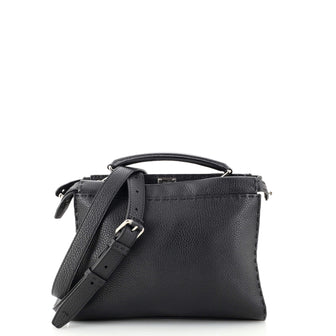 Fendi Monster Selleria Peekaboo Fit Bag Leather Mini