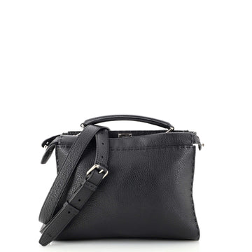 Fendi Monster Selleria Peekaboo Fit Bag Leather Mini