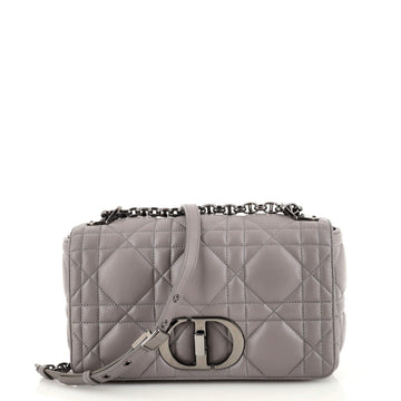 Christian Dior Caro Bag Macrocannage Quilt Calfskin Medium