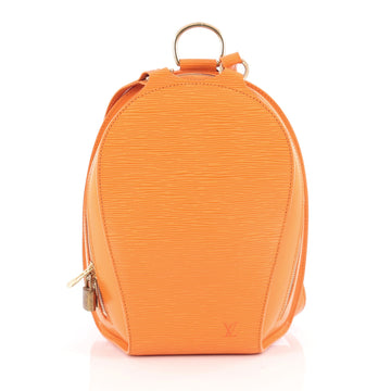 Louis Vuitton Mabillon Backpack Epi Leather Orange