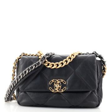 Chanel 19 Flap Bag Quilted Leather Medium