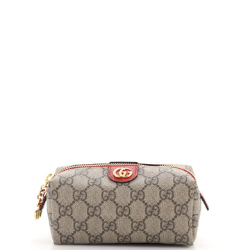 Gucci Ophidia Cosmetic Pouch GG Coated Canvas Small