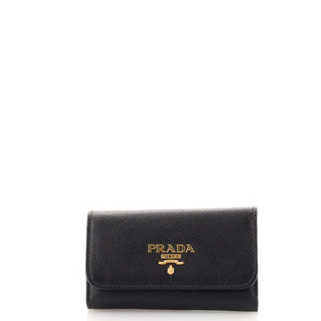 Prada 6 Key Holder Saffiano Leather