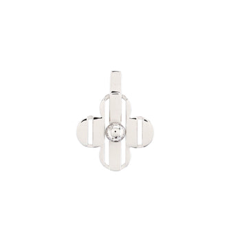 Louis Vuitton Petite Fleur Pendant Pendant & Charms 18K White Gold