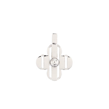 Louis Vuitton Petite Fleur Pendant Pendant & Charms 18K White Gold