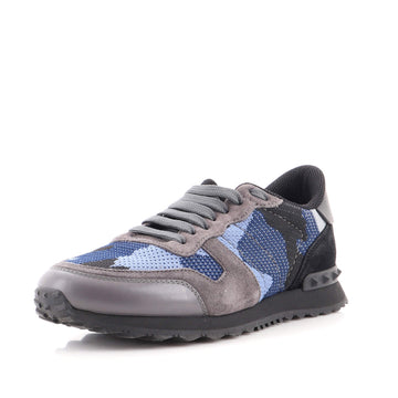 Valentino Garavani Rockrunner Sneakers Fabric and Leather