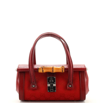 Gucci Bamboo Bullet Bag GG Canvas Small