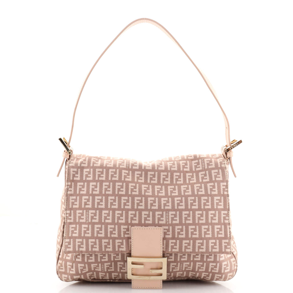 Fendi Mama Forever Bag Zucchino Canvas Pink 1865611