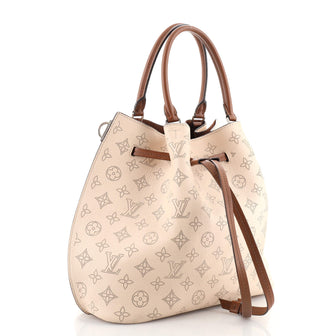 Louis Vuitton Girolata Handbag Mahina Leather