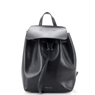 Mansur Gavriel Drawstring Backpack Leather Mini