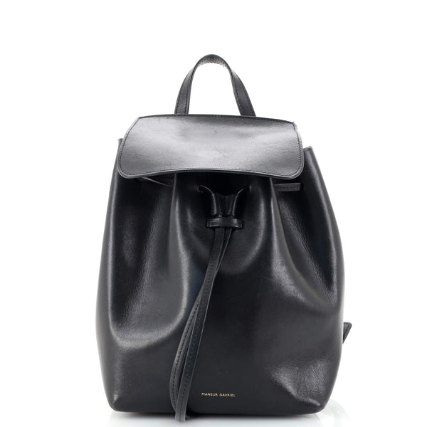 Mansur Gavriel Drawstring Backpack Leather Mini 186718