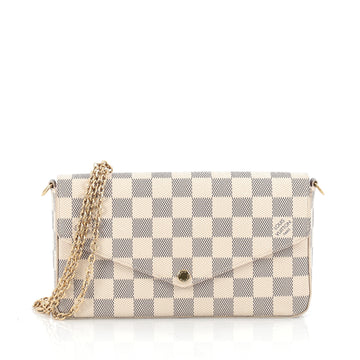 Louis Vuitton Felicie Pochette Damier White 1867201