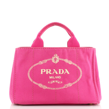 Prada Canapa Tote Canvas Mini
