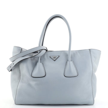Prada Twin Pocket Tote Cervo Leather Medium