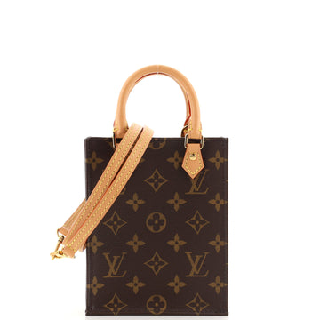 Louis Vuitton Petit Sac Plat Bag Monogram Canvas