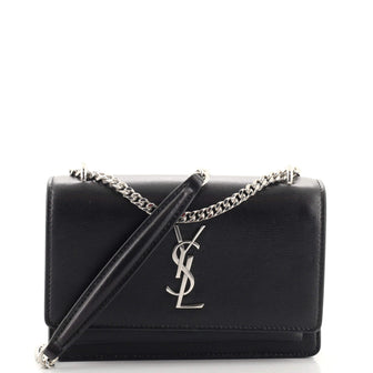 Saint Laurent Sunset Chain Wallet Leather
