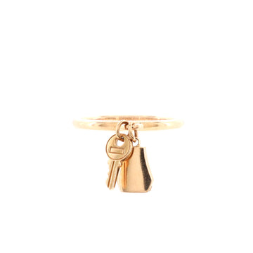 Hermes Clochette Ring 18K Rose Gold Small