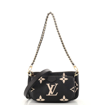 Louis Vuitton Multi Pochette Accessoires Bicolor Monogram Empreinte Giant