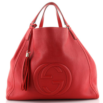 Gucci Soho Shoulder Bag Leather Large
