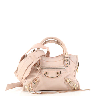 Balenciaga City Classic Metallic Edge Bag Leather Mini