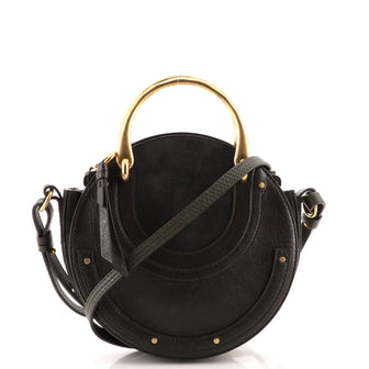 Chloe Pixie Crossbody Bag Leather and Suede Small