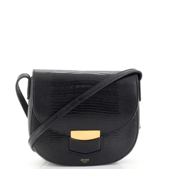 Celine Trotteur Crossbody Bag Lizard Small