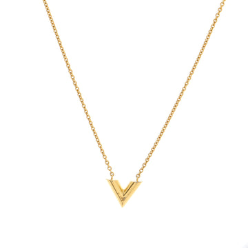 Louis Vuitton Essential V Necklace Metal